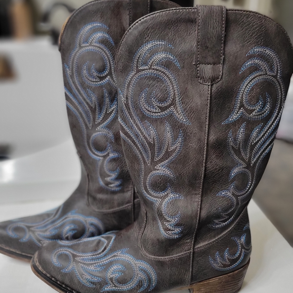 Roper Women's Tan Cowboy Boots